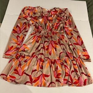 Entro women’s size small dress silky floral print
